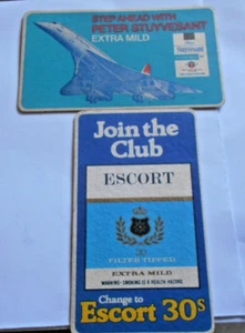 2 X CIGARRILLOS PETER STUYVESANT Y ESCORT DE COLECCIÓN GRANDES BEBIDAS - Imagen 1 de 3