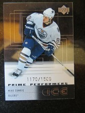 2000-01 UPPER DECK ICE #88 MIKE COMRIE RC 1170/1500