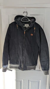 Mens Thick Large Billabong Padded Jacket Navy - Picture 1 of 8