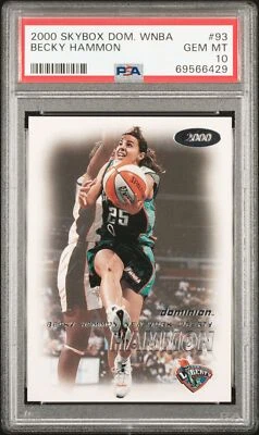 Becky Hammon 2000 Skybox Dominion RC WNBA #93 PSA 10 (A) - Image 1 of 2