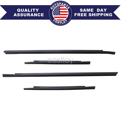 Cinturón de puerta para Nissan Frontier Navara 1997-2004 resistente a la intemperie sello de goma Foto 1 de 4