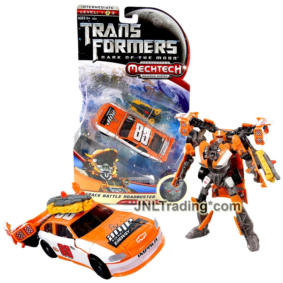2011 Transformers Dark of the Moon Deluxe Class Figure TRACK BATTLE ROADBUSTER - Image 1 of 1