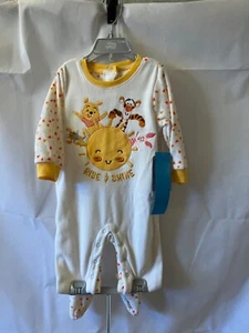 Brand new Disney Winnie the Pooh baby pijamas cream 12-18 months - Picture 1 of 9