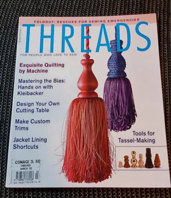 Threads Sewing Magazine February / March 2002 Number 99 - Image 1 of 3