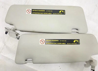 2009-2012 AUDI A4 SunVisor Sun Shade Set RH LH Very Clean OEM 👍 Foto 1 de 4