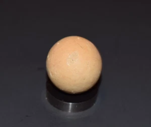 ⭐Antike Handarbeit Erdton gebrannt glasierter Ton Spielzeug Marmor 🦶Zehenbremser Größe 1.070 - Bild 1 von 6