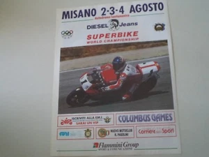 advertising Pubblicità 1991 SUPERBIKE WORLD CHAMPIONSHIP A MISANO - Picture 1 of 1