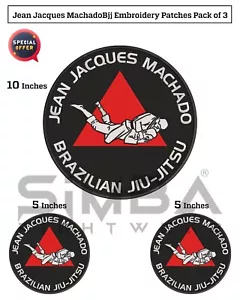 Machado Kimono Embroidery Patches Jiujitsu Martial Arts Patches BJJ Gi Patches - Picture 1 of 8