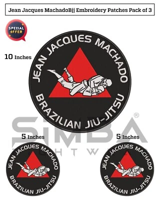 Machado Kimono Embroidery Patches Jiujitsu Martial Arts Patches BJJ Gi Patches - Image 1 of 4