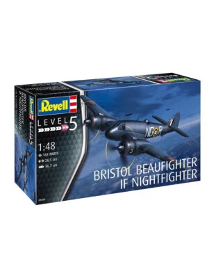 REVELL 1:48 KIT AEREO BRISTOL  BEAUFIGHTER IF NIGHTFIGHTER 26,5 cm    ART 03854 - Immagine 1 di 3