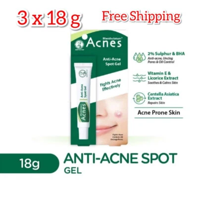 3x Gel Antimanchas Acné Mentolatum 18g Envío Gratis Foto 1 de 4