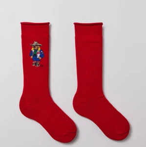 Polo Ralph Lauren - Calcetines - Rojo - Sun Valley Bear - Imagen 1 de 2