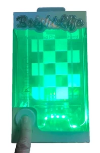 Illuminating Phone Holder Stand ~NEW~ Checkered ~ Bright Life Green - Photo 1 sur 5