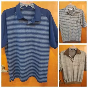Under Armour Poloshirt Golf Herren M/L (ohne Größenetikett) 2 gebänderter Unterteil Med Vintage - Bild 1 von 12