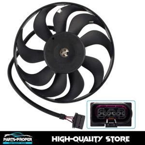 Front Right Condenser Cooling Fan Fits VW Jetta Golf Beetle 1998-2006 1C0959455C - Picture 1 of 7