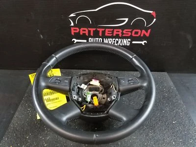 Audi A4 2009 volante envuelto en cuero con control de accesorios negro Foto 1 de 4