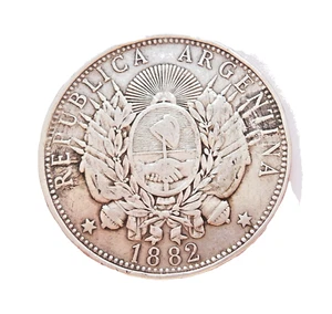 ARGENTINIEN 1 Peso 1882 - Bild 1 von 2