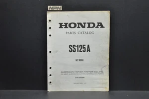 Vtg 1967-69 Honda SS125 A Super Sport 125 Parts Catalog Diagram Manual 2nd Ed - Picture 1 of 6
