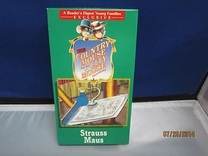 The Country Mouse and the City Mouse Adventures Strauss Maus VHS FastShip+Track - Picture 1 of 3