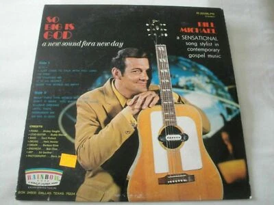 So Big Is God BILL MICHAEL VINYL LP ALBUM RAINBOW RECORDS IT IS NO SECRET VG+ Foto 1 de 2