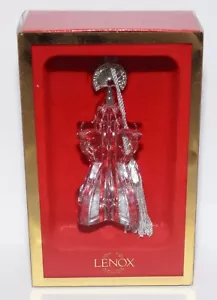 Lenox Pave Jewels Twirly Heavenly Host Angel Lead Crystal Christmas Ornament - Picture 1 of 4