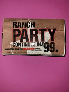 Full Display Box With 50 Large Match Books Marlboro Party 1999 Rock The Ranch - Picture 1 of 9