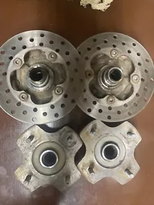 2013 Honda Rubicon TRX 500 FA Hubs Front Left Right Rear Left Right - Bild 1 von 10