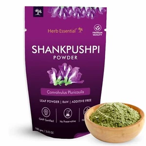 Herb Essential Shankhpushpi Pulver, Convolvulus Pluricalis 100gm - Bild 1 von 8