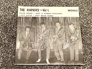 The Rapiers Vol.1 Vinyl Record- 7" Single. Signed, British Beat. Red Door, RA001 - Imagen 1 de 6