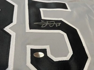 Frank Thomas THE BIG HURT White Sox Trikot HANDSIGNIERT SILBER Tintenblatt COA #35 - Bild 1 von 6