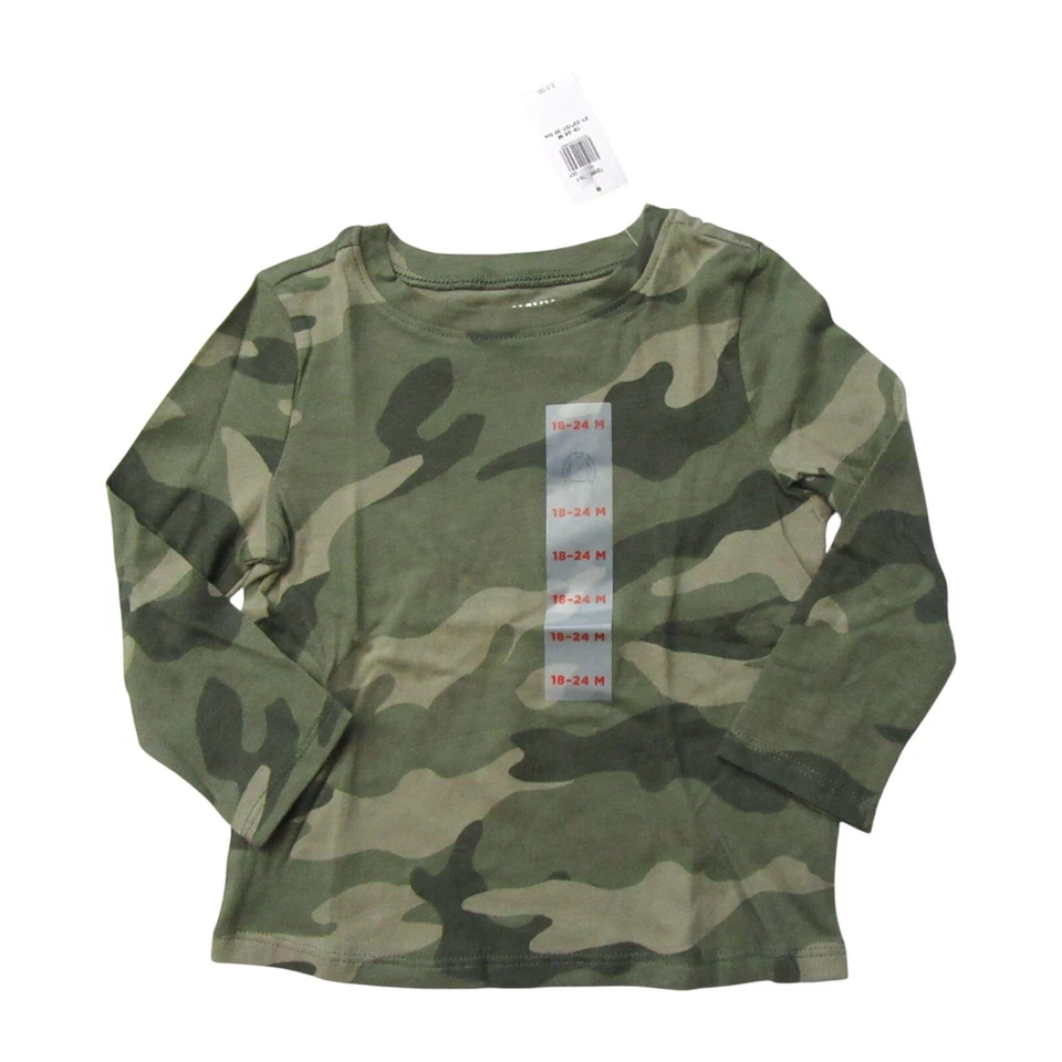 Camisetas de manga larga Old Navy para bebé y niño pequeño 100 % algodón* - Elige talla y estilo Foto 1 de 1