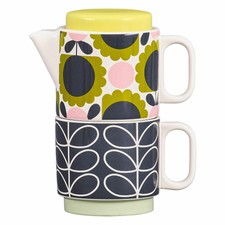 Orla Kiely Scallop Flower Linear Stem Forest Tea for One