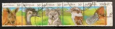 AUSTRALIA 1986 Wildlife (1st Series) se-tenant set vfu/cto (A745) - Image 1 of 2