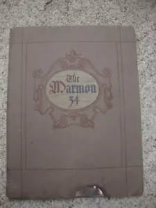 The MARMON 34 LARGE BROCHURE book CATALOG No. 2231 1st Edition antique car - Picture 1 of 13