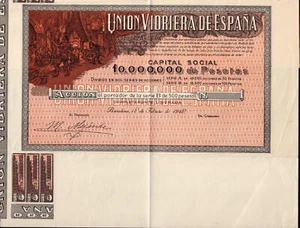 SPANIEN Union Vidriera de Espana ( Glasmanufaktur ) Barcelona dd 1948 - Bild 1 von 1