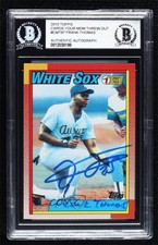 2010 Topps The Cards Your Mom Threw Out Frank Thomas BAS Certified BGS Encased