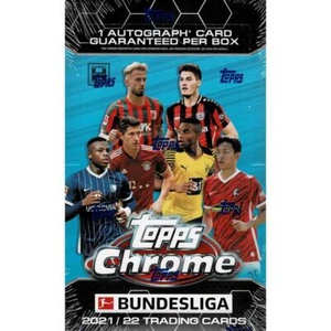 2021-22 Topps Chrome Bundesliga Soccer Hobby Box (Box) - Picture 1 of 5