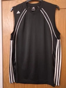Adidas Black & White Vintage (2005) Sleeveless Training Top - Climalite - Large - Picture 1 of 8