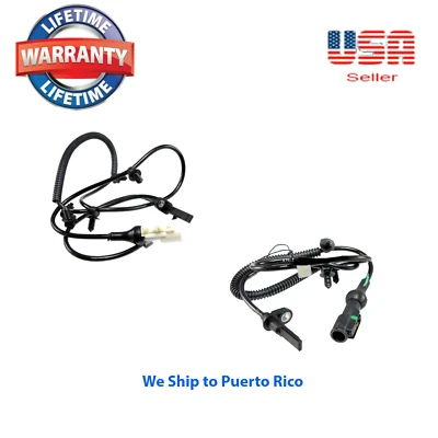 Juego de 2 sensores de velocidad de rueda ABS trasero derecho e izquierdo ajuste: AWD Freestyle, Taurus, 500 Foto 1 de 4