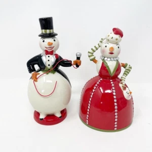 DEPT 56 HOLIDAYS Día Especial muñeco de nieve Par de sal y pimienta # 57006 NUEVO - Imagen 1 de 11