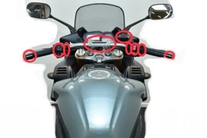 Kit de pernos de manillar Yamaha FZ1 S + N 06-15 controles de acero inoxidable - Imagen 1 de 7