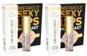 2 x Too Faced Lip Injection Extreme Lip Plumper Lip Gloss .05 oz Each - NIB - Picture 1 of 2