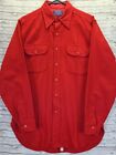 Vintage Pendleton Red  Virgin Wool Shirt Men’s Med USA