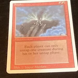 Magic the Gathering - Revised Edition Smoke 1994 Rare Nrmt - Picture 1 of 2
