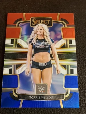 2024 Panini Select WWE - Concourse Torrie Wilson #75 Red & Blue Prizm Silver - Image 1 of 2
