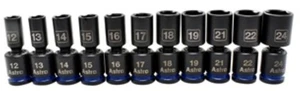 Astro Pneumatic 78244M 11 Stück 1/2" Antrieb metrisch mittellang Universal Schlagschrauber Set - Bild 1 von 1