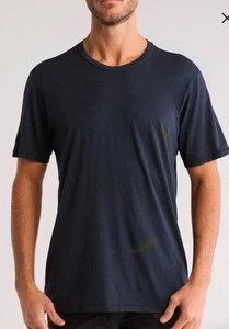 t shirt uomo straccio e osso deep navy maglietta classica $95 cotone nuova con etichetta small - Foto 1 di 9