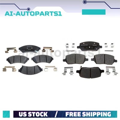 Kit de pastillas de freno delanteras traseras para Chevrolet Uplander 2005 2006 2007 2008 2009 Foto 1 de 4