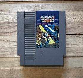 BIONIC COMMANDO Nintendo NES Game Cartridge CAPCOM