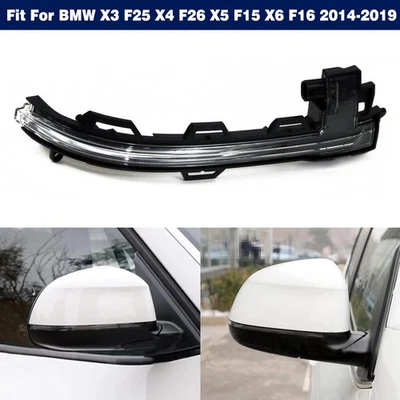 Luz de señalización del espejo retrovisor del pasajero derecho para BMW X3 F25 X4 F26 X5 F15 X6 F16 2014-19 Foto 1 de 4